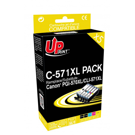 Pack 15 Cartouches PGI-570 XL / CLI-571 XL générique Canon