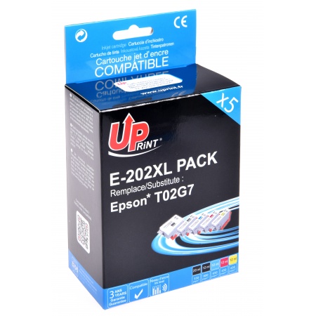 10 Cartouches Compatibles avec Epson 202 XL pour Epson Expression Premium  XP-6100, XP-6105