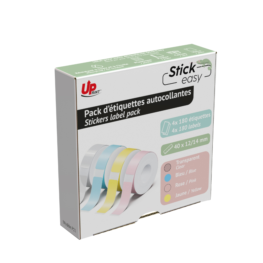 60 Étiquettes Autocollantes 6x19cm OFFCUP - Pour Classeurs, Organisation Bureau
