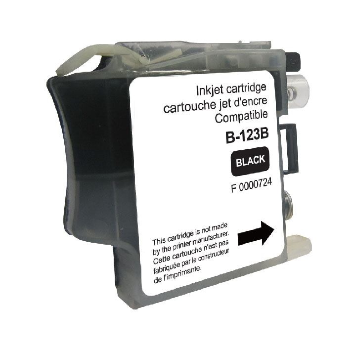 UPrint B-123B BK CARTOUCHE COMPATIBLE AVEC BROTHER LC-123