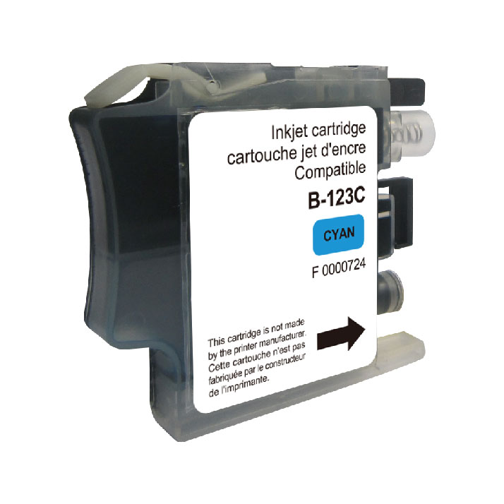 UPrint B-123C C CARTOUCHE COMPATIBLE AVEC BROTHER LC-123