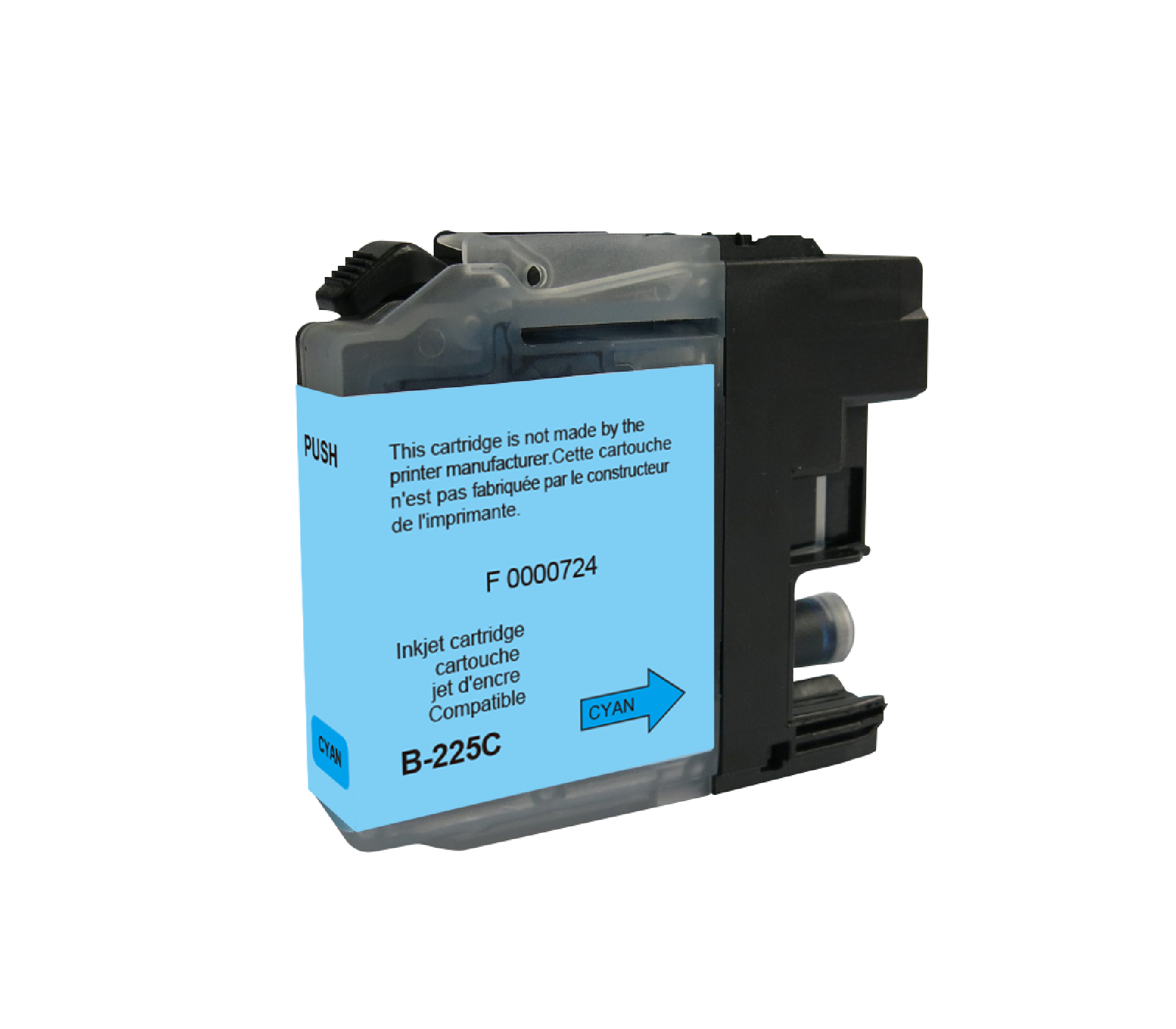 UPrint B-225XLC C CARTOUCHE COMPATIBLE AVEC BROTHER LC-225XL