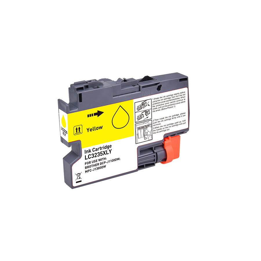 UPRINT CARTOUCHE COMPATIBLE BROTHER LC3235XLY JAUNE