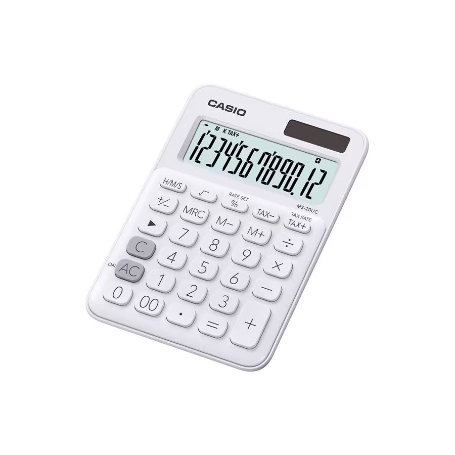 CALCULATRICE CASIO MS 20UC BLANC Lama France