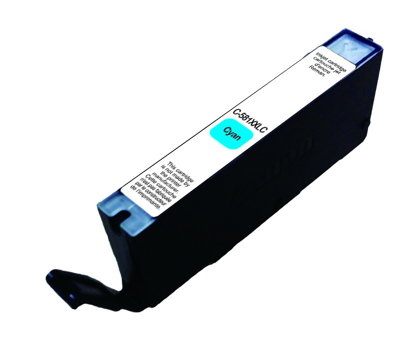 UPRINT CARTOUCHE REMANUFACTUREE CANON CLI581XXL-REMPLACE 1995C001 CYAN