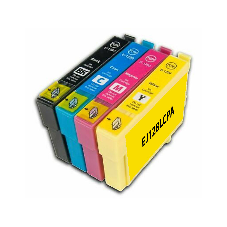 J-EP PACK T128 4pcs (BK+C+M+Y)