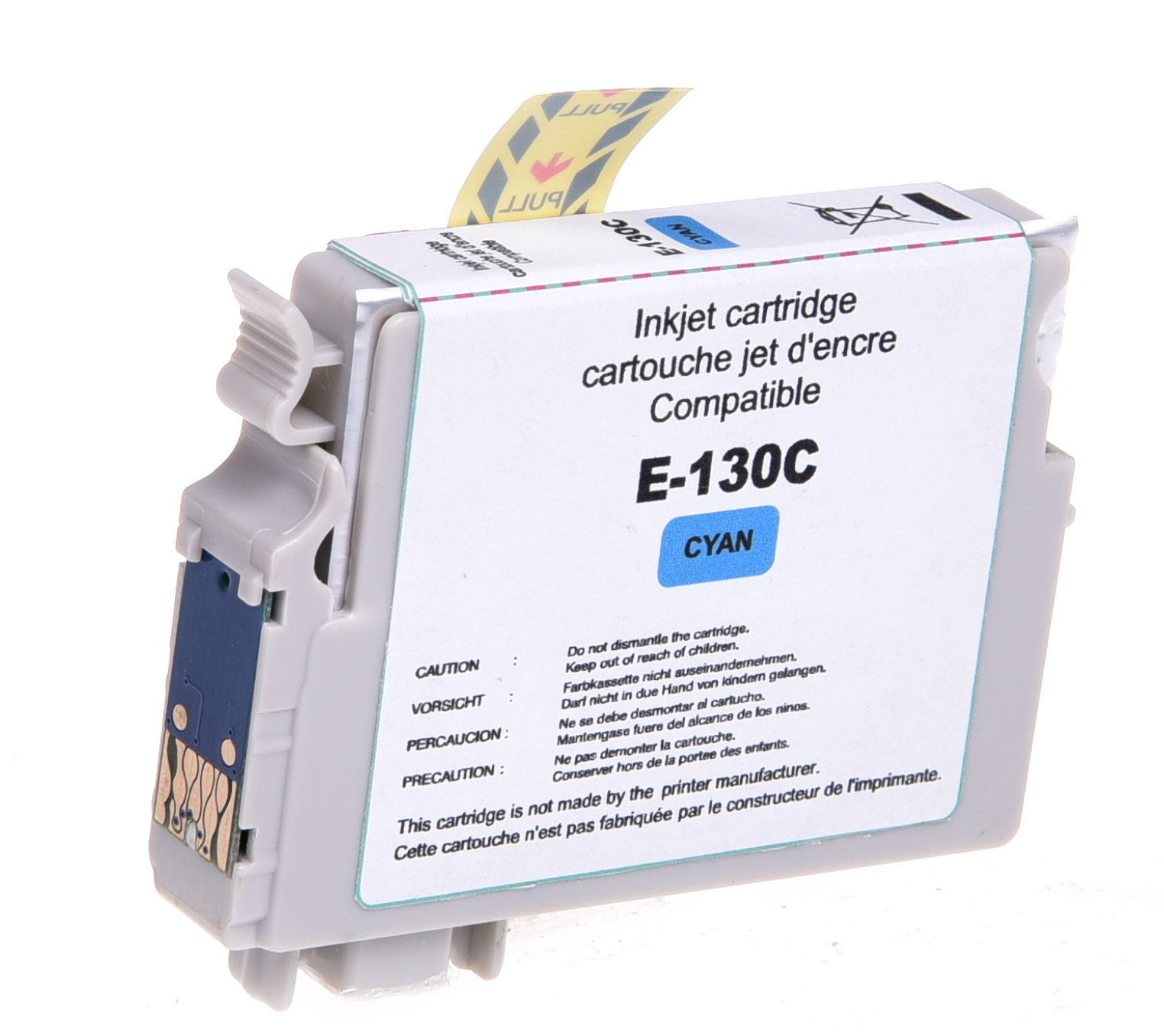 UPrint E-130C C CARTOUCHE COMPATIBLE AVEC EPSON T130 - T1302