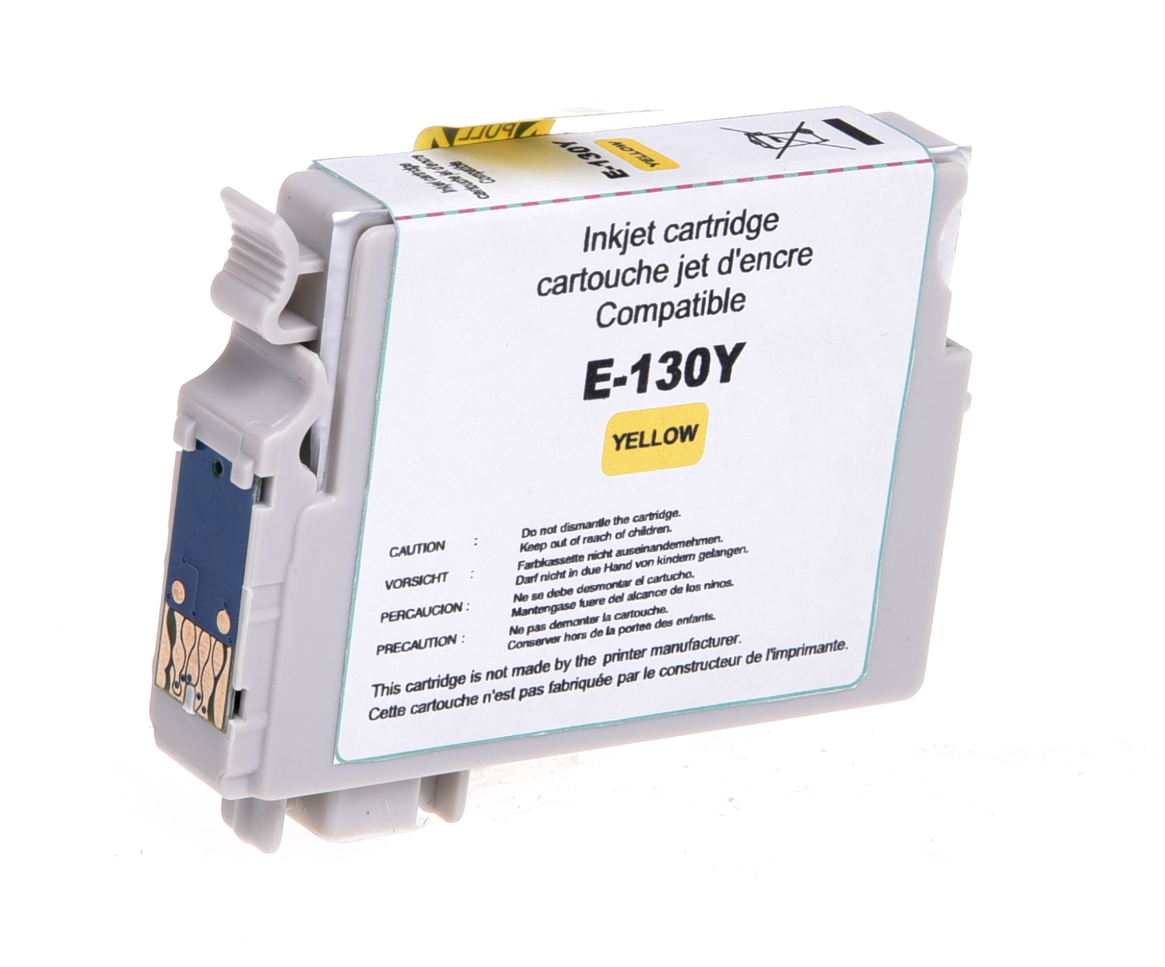 UPrint E-130Y Y CARTOUCHE COMPATIBLE AVEC EPSON T130 - T1304