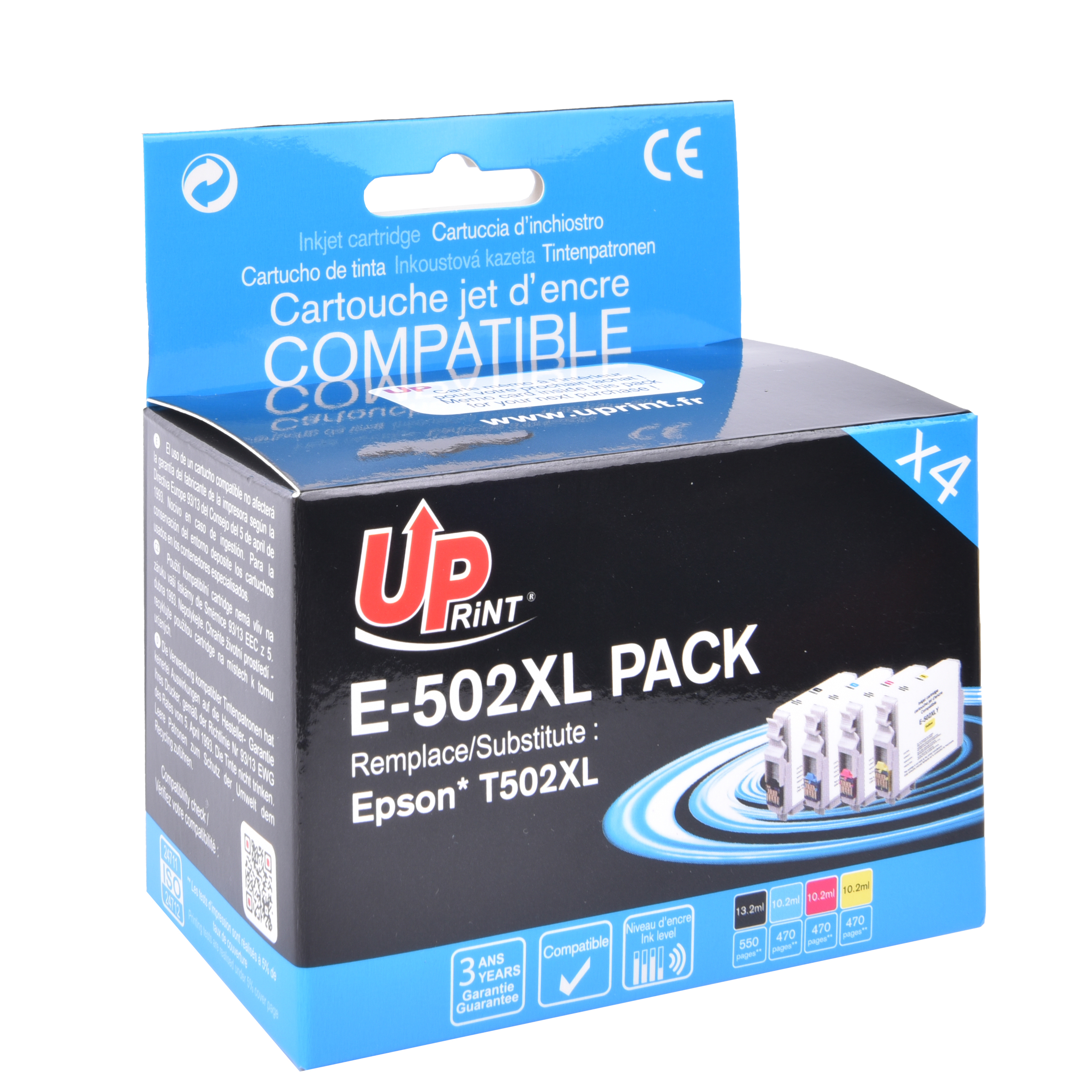 Pack 4 cartouches compatibles EPSON imprimante OFFICE BX635FWD