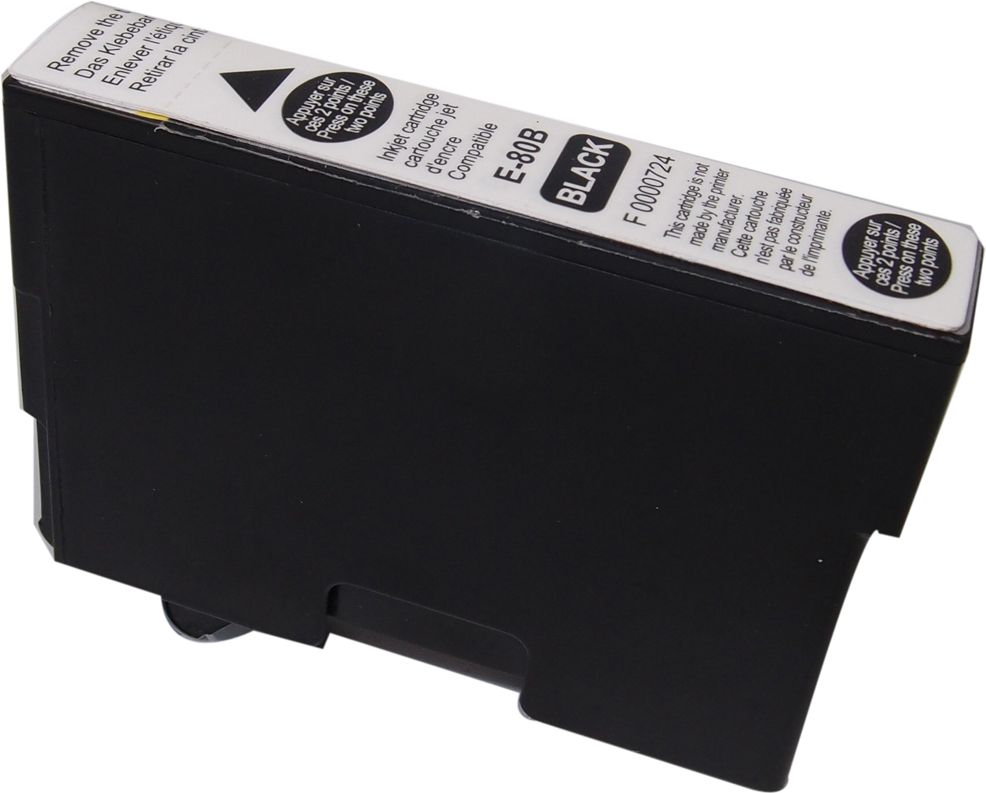 UPrint E-80B BK CARTOUCHE COMPATIBLE AVEC EPSON T080 - T0801