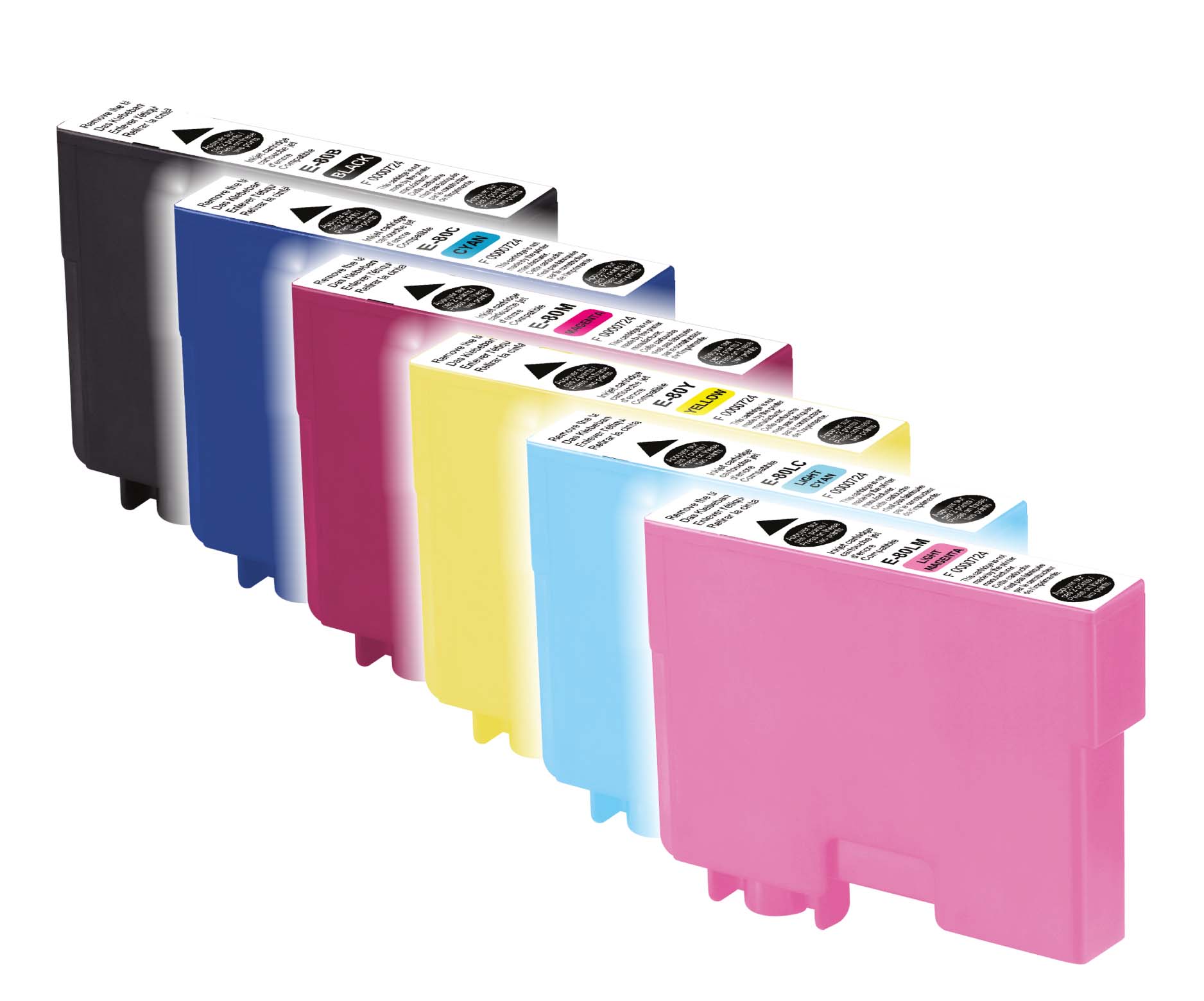 UPRINT PACK 6 CARTOUCHES COMPATIBLE EPSON T0807-REMPLACE C13T08064011 N/C/M/J/LC/LM