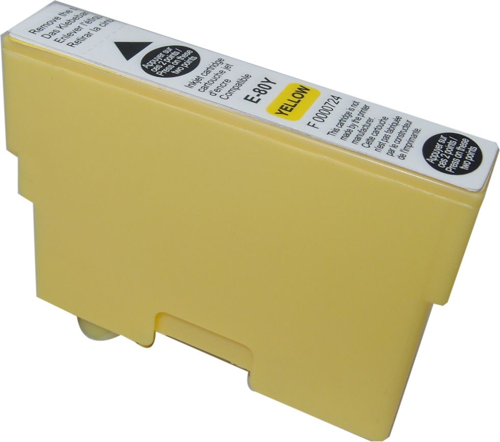 UPrint E-80Y Y CARTOUCHE COMPATIBLE AVEC EPSON T080 - T0804