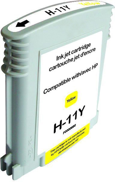 UPrint H-11Y Y CARTOUCHE COMPATIBLE AVEC HP N°11 - C4838A