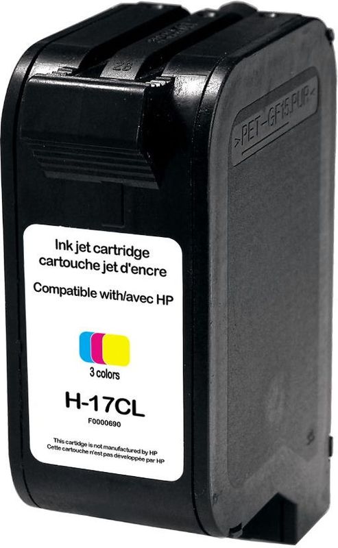 UPrint H-17 CL CARTOUCHE COMPATIBLE AVEC HP N°17 - C6625A