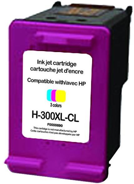 UPrint H-300XLC CL CARTOUCHE COMPATIBLE AVEC HP N°300XL - CC644EE