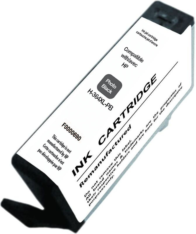 UPRINT CARTOUCHE REMANUFACTUREE HP N°364XL-REMPLACE CB322EE/CB317EE PHOTO BLACK