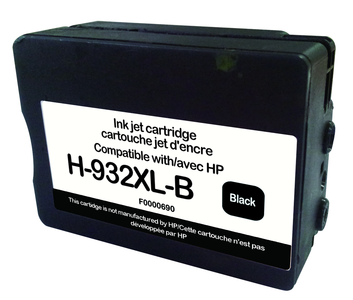 UPrint H-932XLB BK CARTOUCHE COMPATIBLE AVEC HP N°932XL - CN053AE