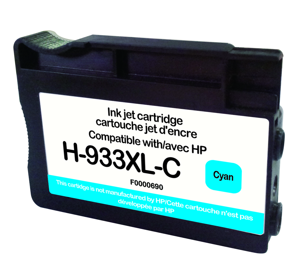 UPrint H-933XLC C CARTOUCHE COMPATIBLE AVEC HP N°933XL - CN054AE