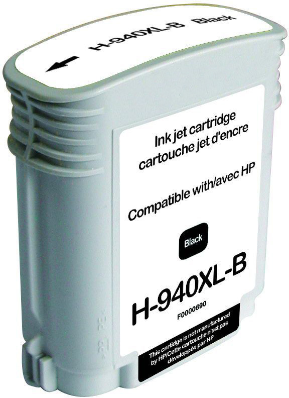 UPrint H-940XLB BK CARTOUCHE COMPATIBLE AVEC HP N°940XL - C4906AE
