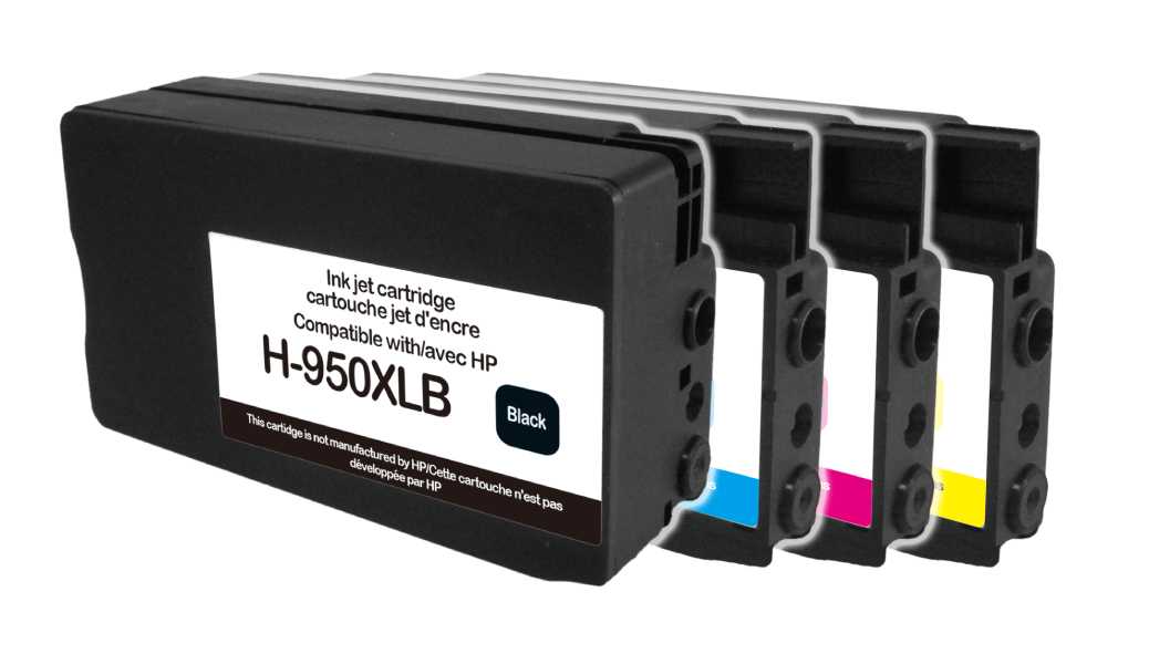 UPrint H-950/951XL BK/C/M/Y PACK 4 CARTOUCHES COMPATIBLES AVEC HP N°950XL / N°951XL - C2P43AE