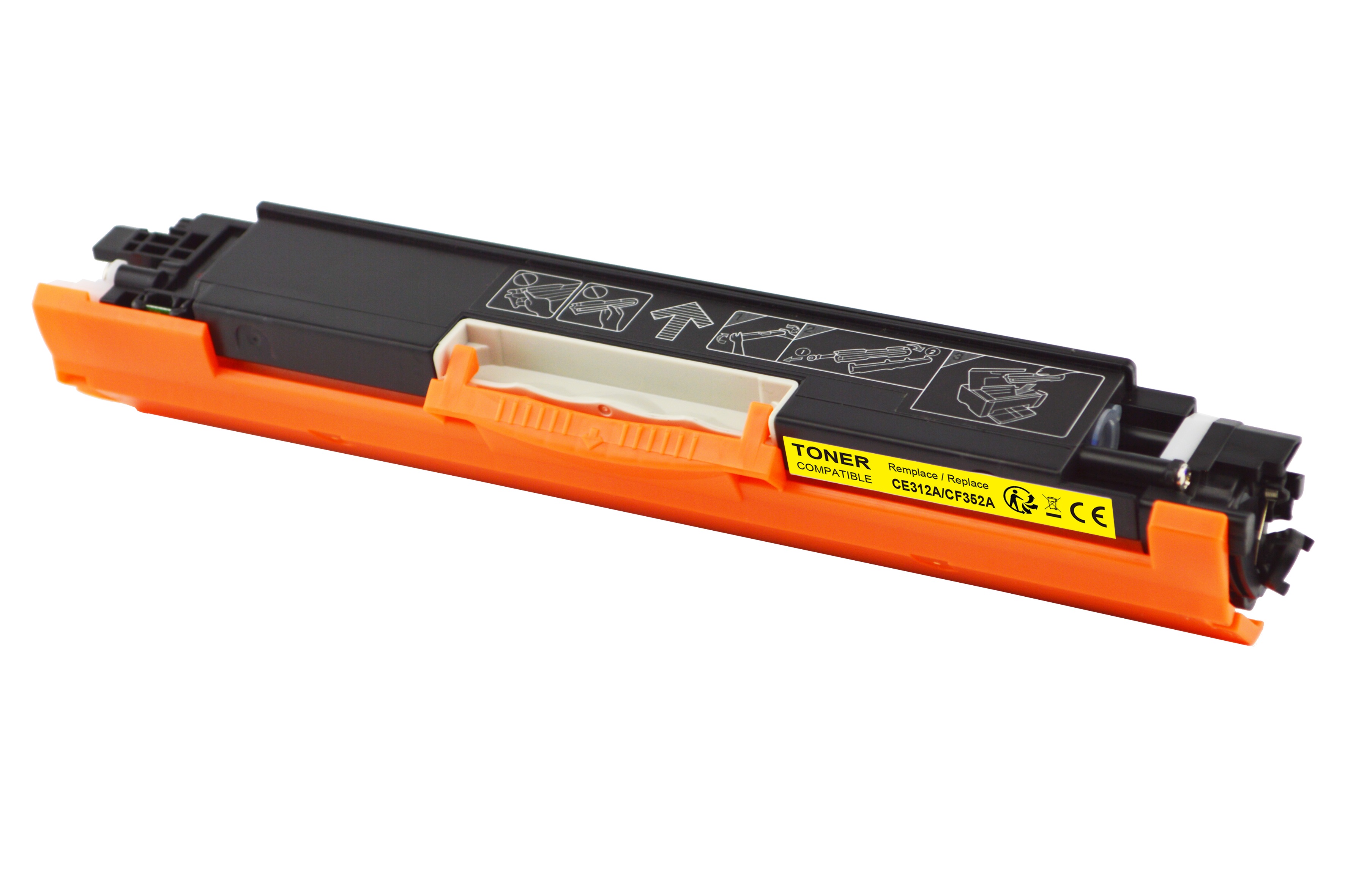NEUTRE H.312/H.352AY Y TONER COMPATIBLE AVEC HP CE312/CF352A