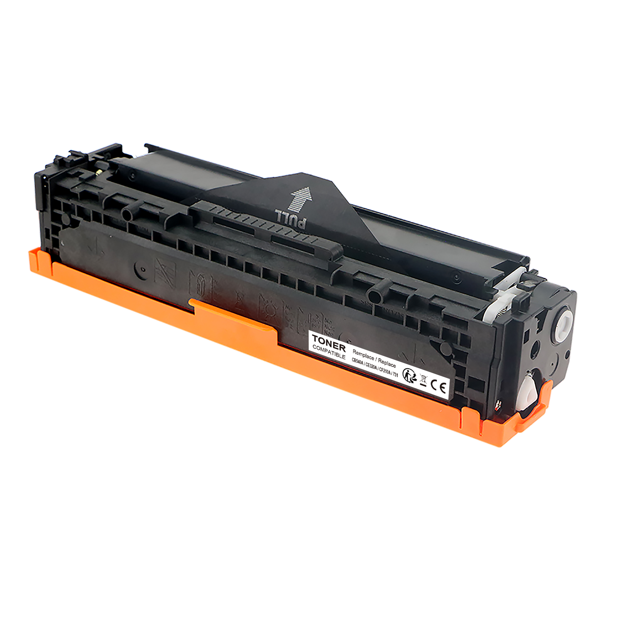 NEUTRE H.125/128/131AB BK TONER COMPATIBLE AVEC HP/CANON CB540A/CE320A/CF210A/731/EP716