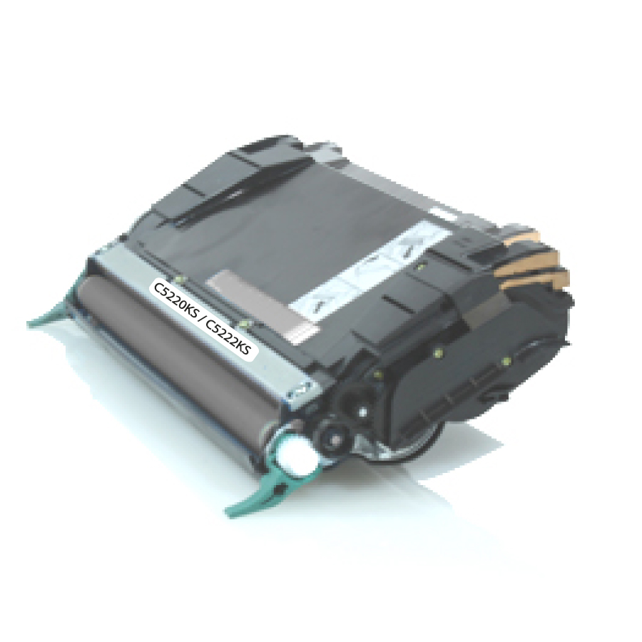 NEUTRE L.5222B BK TONER COMPATIBLE AVEC LEXMARK C5222KS / C5220KS