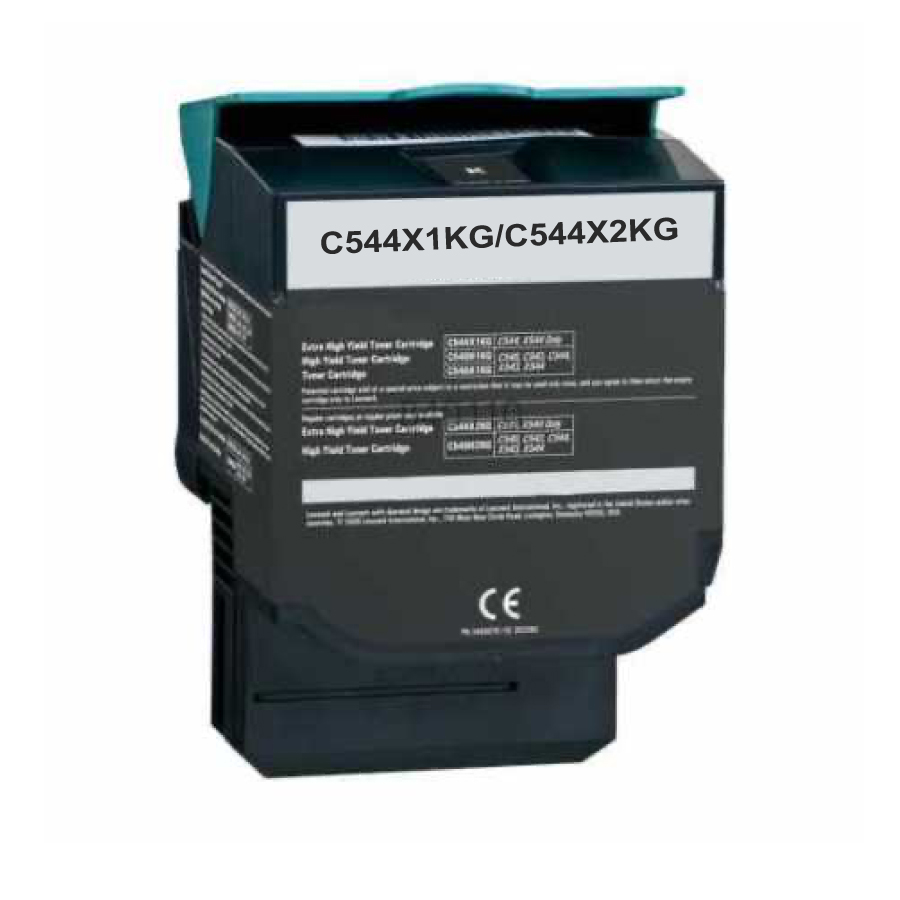 NEUTRE L.544XB BK TONER COMPATIBLE AVEC LEXMARK C544X1KG/C544X2KG