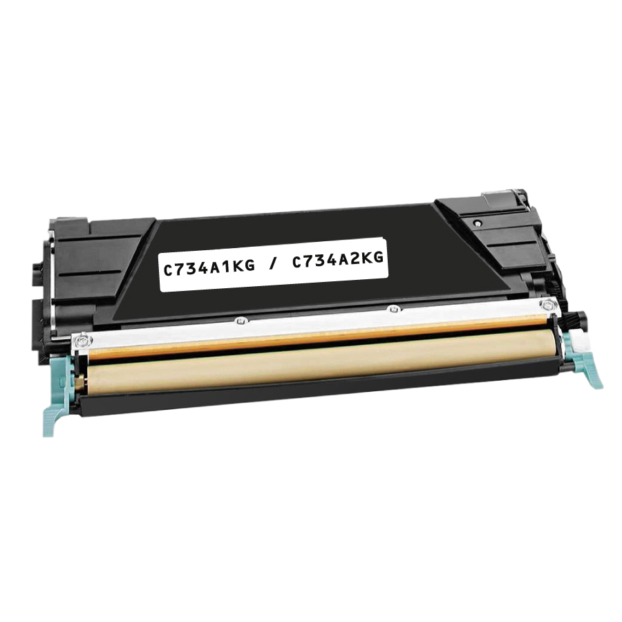 NEUTRE L.734B BK TONER COMPATIBLE AVEC LEXMARK C734A2KG / C734A1KG