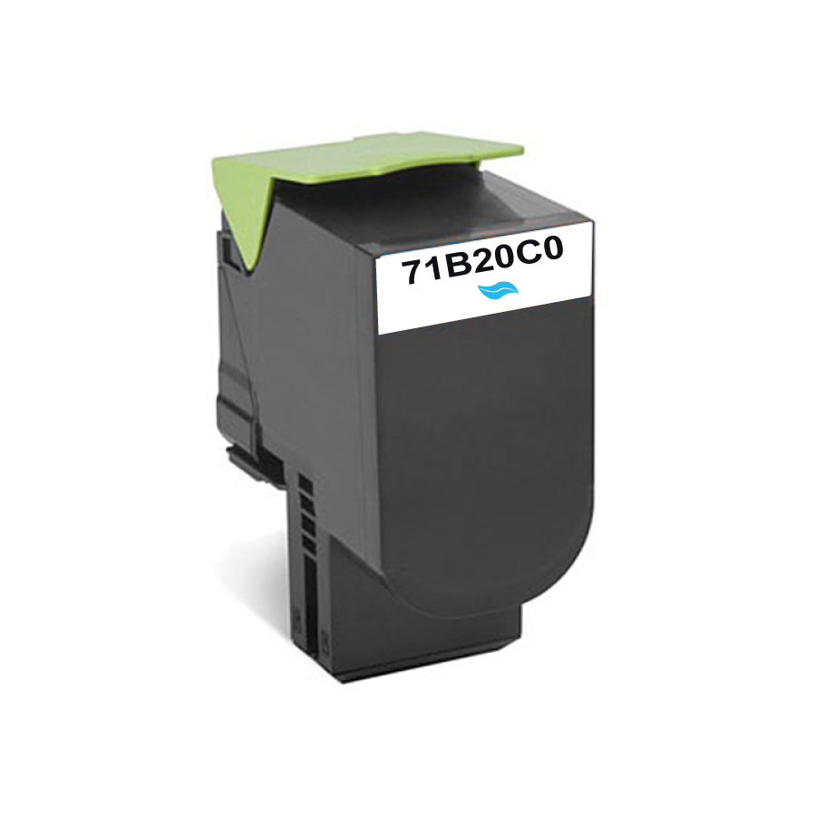 NEUTRE L.712C C TONER COMPATIBLE AVEC LEXMARK 71B20C0