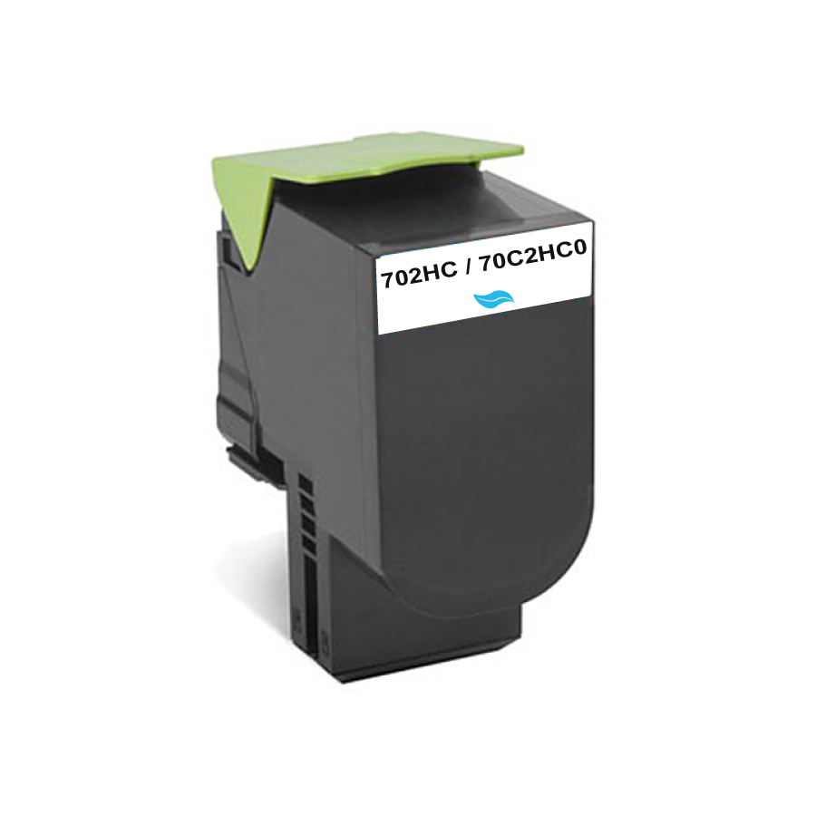 NEUTRE L.702HC C TONER COMPATIBLE AVEC LEXMARK 70C2HC0 - 702HC