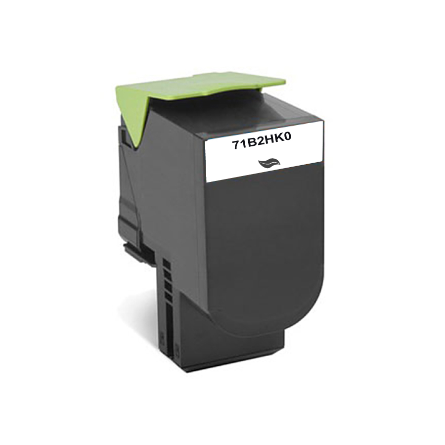 NEUTRE L.712HB BK TONER COMPATIBLE AVEC LEXMARK 71B2HK0 - 712HK