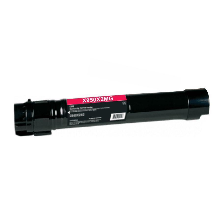 TONER REMANUFACTURE LEXMARK 950X-REMPLACE X950X2MG MAGENTA