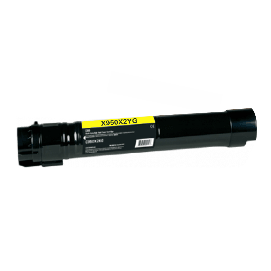 NEUTRE L.950XY Y TONER COMPATIBLE AVEC LEXMARK X950X2YG