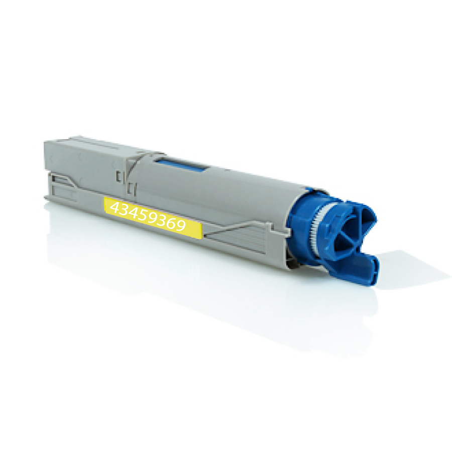 NEUTRE O.3520Y Y TONER COMPATIBLE AVEC OKI 43459369